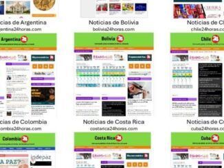 Los 22 periódicos digitales del Grupo 24 horas en Hispanoamérica
