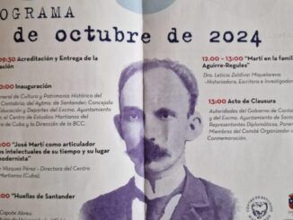 Cubanos y santanderinos celebramos el 145 aniversario de Martí en Santander el viernes 11 en la Biblioteca Central de Santander