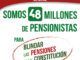 Nueva concentración nacional en defensa de las pensiones