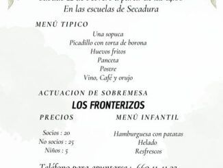 22 de febrero a parrtir de las 14 horas XV Fiesta Picadillo en Secadura con Los Fronterizos