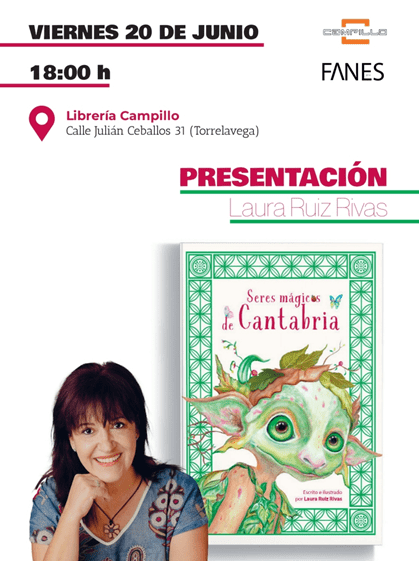 Viernes 20 de junio 18 horas Presentación del libro Seres Mágicos de Cantabria