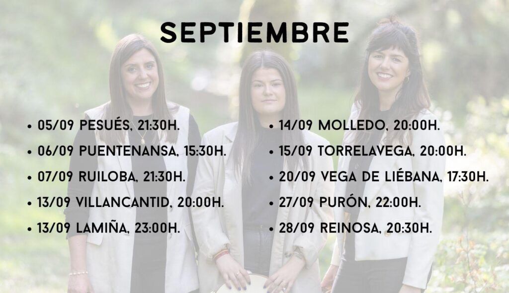 Pandereteras de Ruente en Septiembre Pandereteras de Ruente en Septiembre