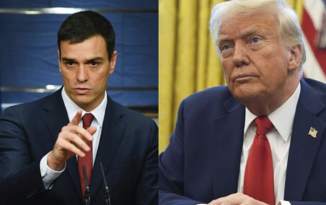 Pedro Sanchez desde España le canta las 40 al pederasta y genocida Trump Pedro Sanchez desde España le canta las 40 al pederasta y genocida Trump